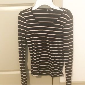 Striped long sleeve shirt
